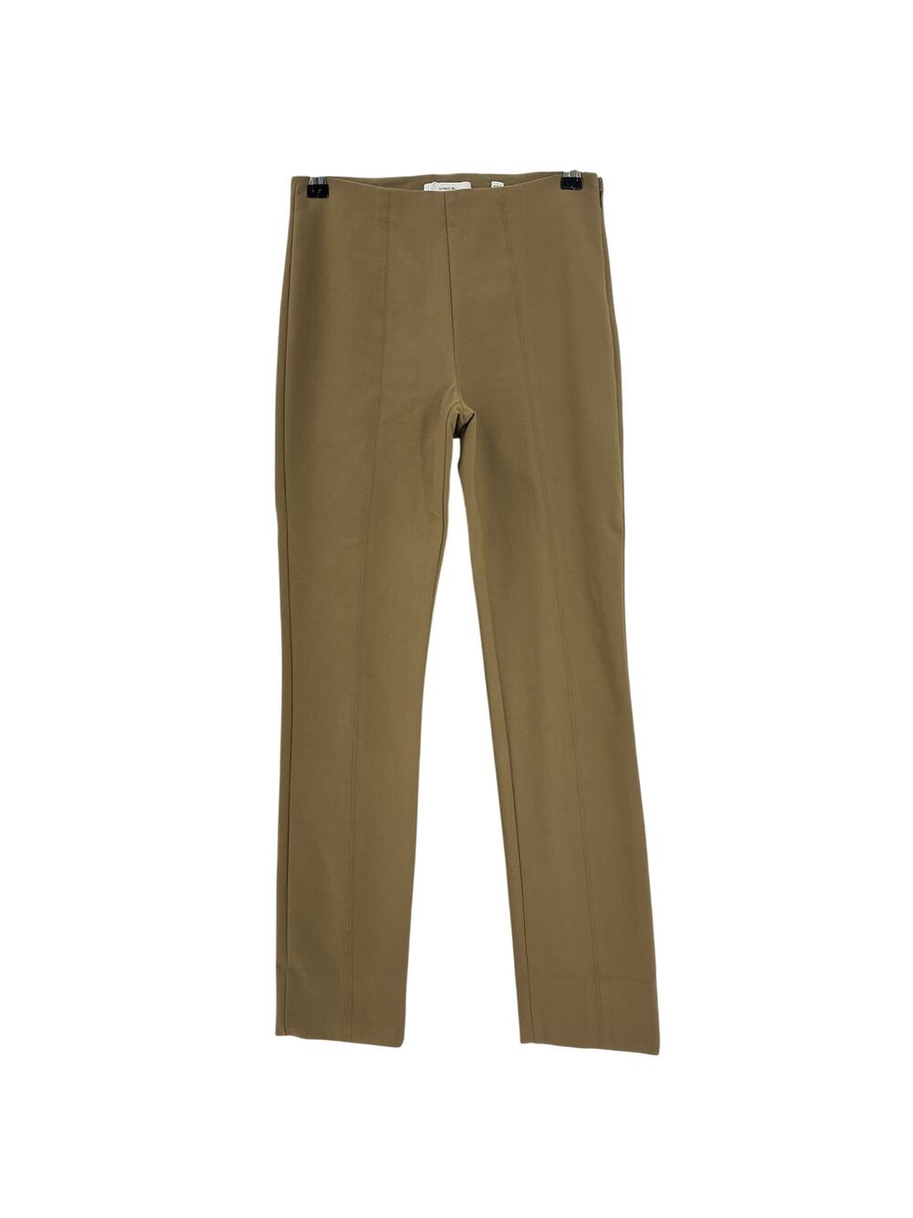 Vince Tailored Tan Stitch Front Seam Leggings Size S